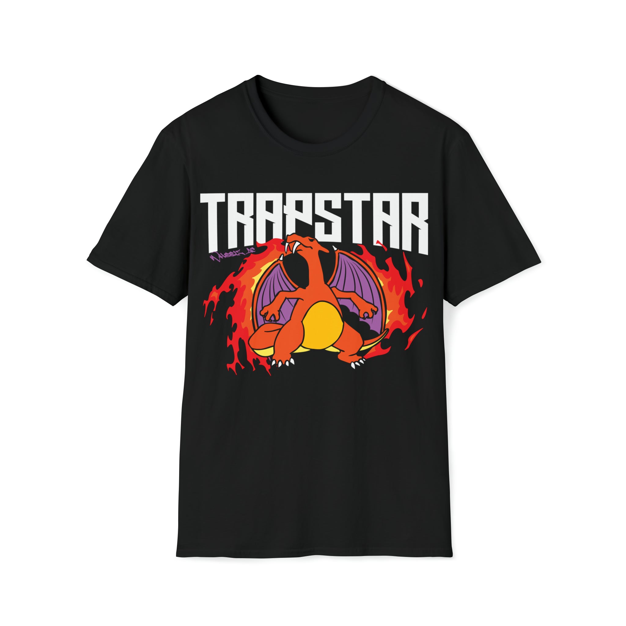 TRAP STAR T-shirt, Dragon fire, exclusive design