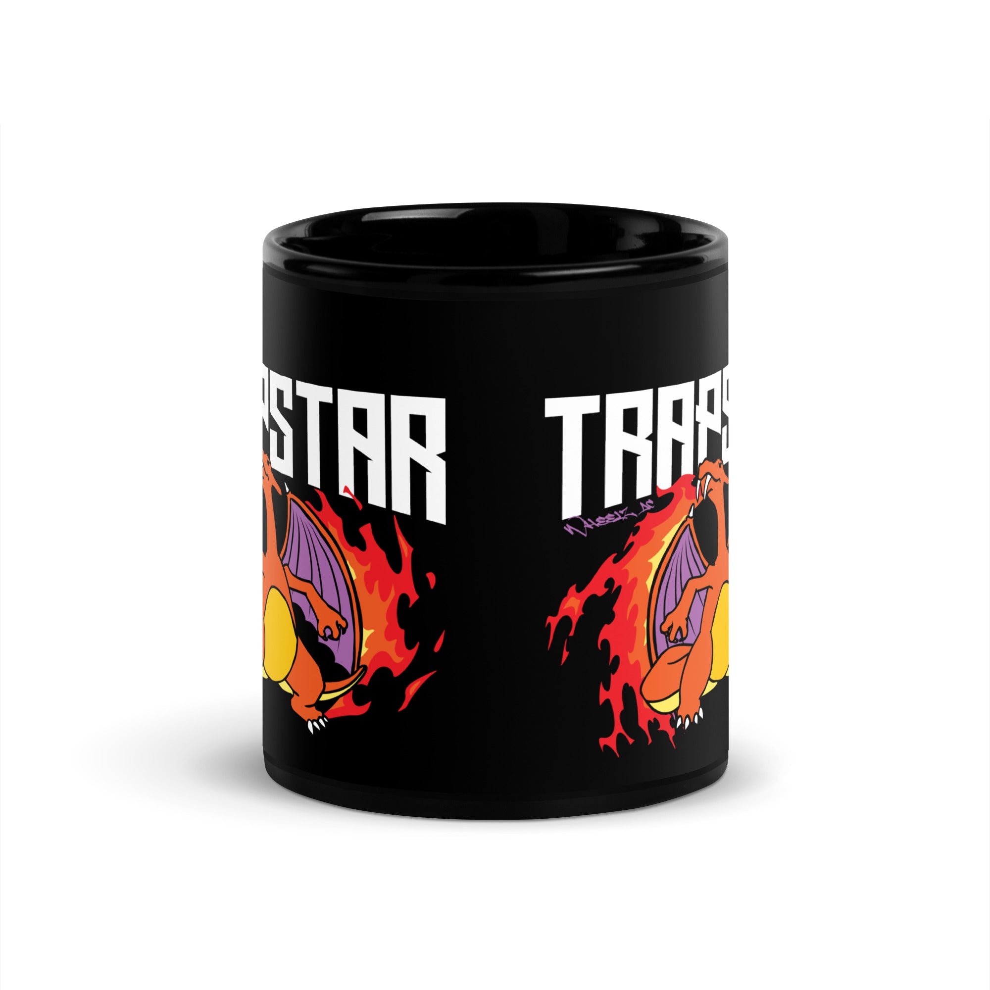 Trap Star Black Glossy Mug