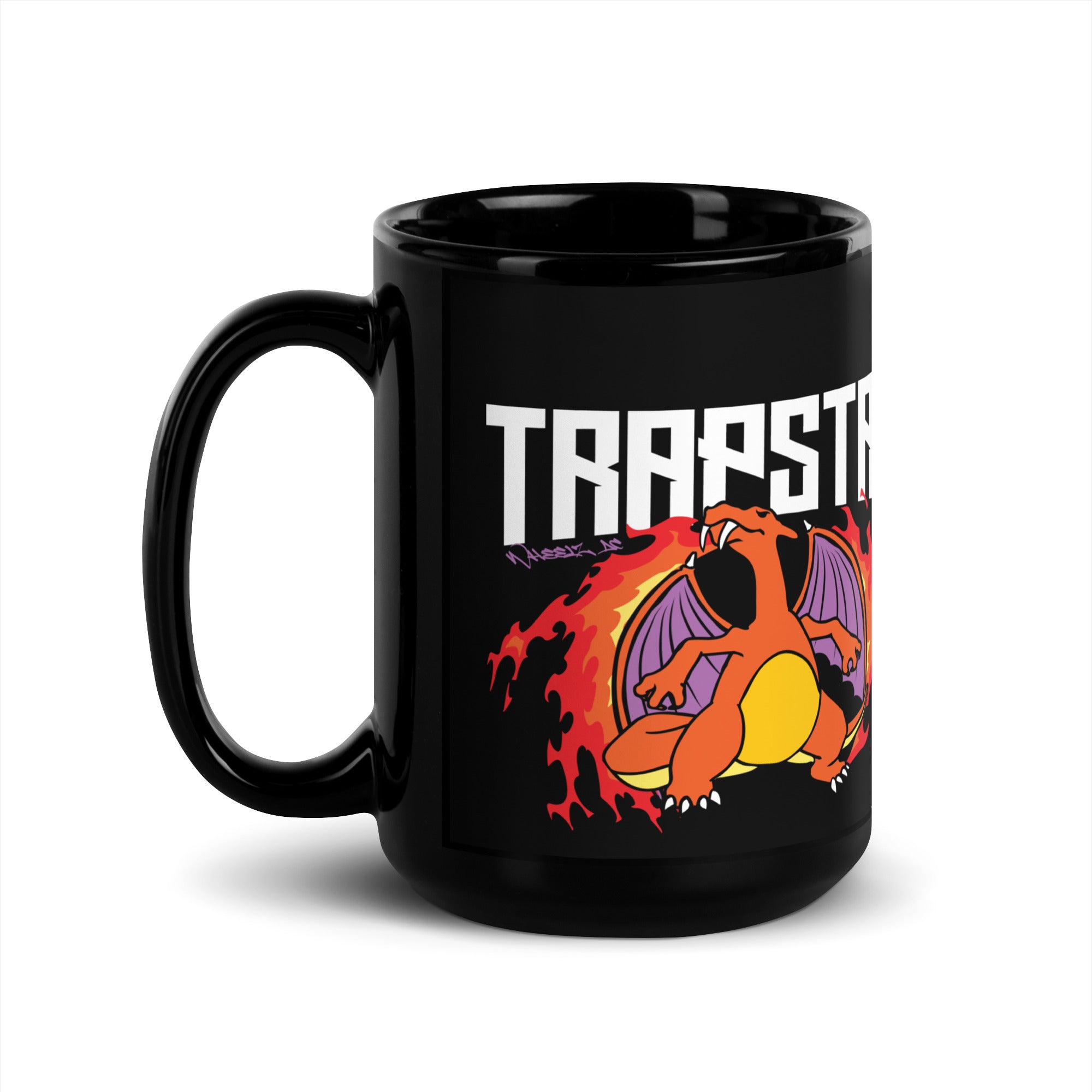 Trap Star Black Glossy Mug